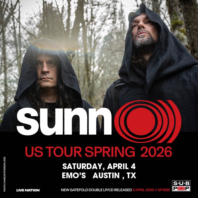SUNN O))), US TOUR SPRING 2026