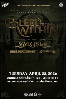 BLEED FROM WITHIN: The Zenith Tour – North America