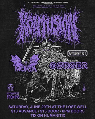 KONTUSION, MORTA, GORGER