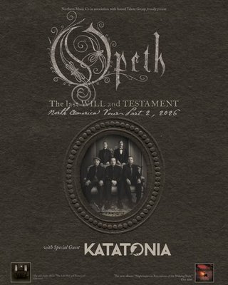 Opeth - The Last Will and Testament North American Tour Part 2