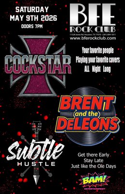 Brent and The Deleons, Cockstar, Subtle Hustle