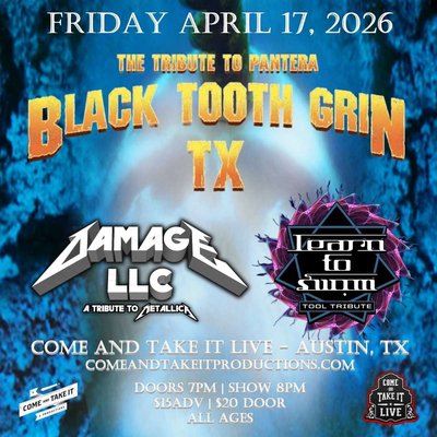BLACK TOOTH GRIN: The Tribute to Pantera